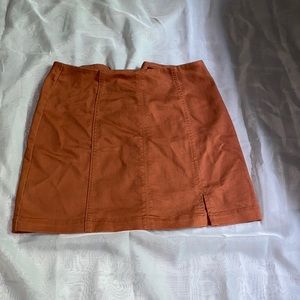 Forever 21- burnt orange mini skirt